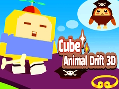 Cluiche Cube Animal Drift 3D
