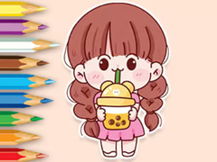 Cluiche Coloring Book: Lovely Girl