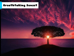 Cluiche Breathtaking Sunset 