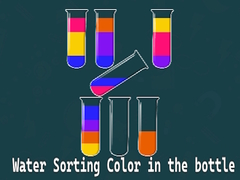 Cluiche Water Sorting Color in the bottle