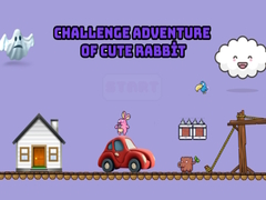 Cluiche Challenge adventure of cute rabbit