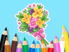 Cluiche Coloring Book: Love Bouquet
