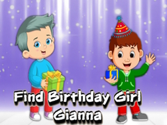 Cluiche Find Birthday Girl Gianna