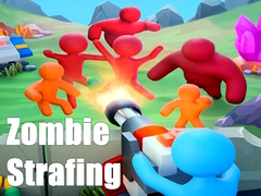 Cluiche Zombie Strafing