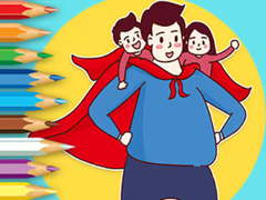 Cluiche Coloring Book: Father's Day
