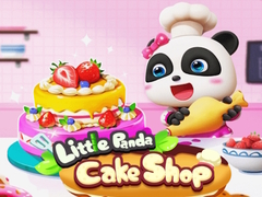 Cluiche Little Panda Cake Shop