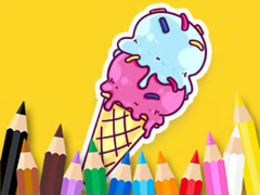 Cluiche Coloring Book: Cool Ice Cream