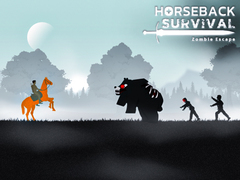 Cluiche Horseback Survival Zombies Escape