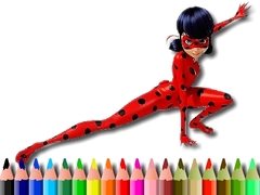 Cluiche Back To School Lady Bug Coloring