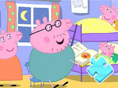 Cluiche Jigsaw Puzzle: Peppa Sleeping Story