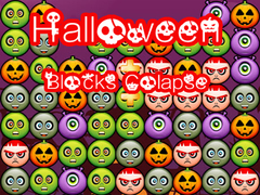 Cluiche Halloween Block Collapse