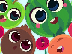 Cluiche Funny Fruits: Merge and Gather Watermelon