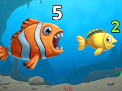 Cluiche Hungry Ocean: Eat, Feed and Grow Fish