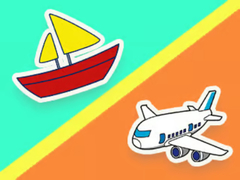 Cluiche Kids Quiz: Fun Of Transportation
