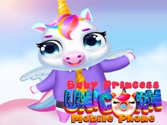 Cluiche Baby Princess Unicorn Mobile Phone