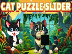 Cluiche Cat Puzzle Slide