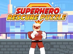 Cluiche SuperHero Rescue Puzzle