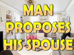 Cluiche Man Proposes His Spouse