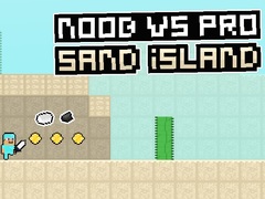 Cluiche Noob vs Pro Sand island