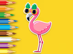 Cluiche Coloring Book: Flamingo