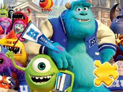 Cluiche Jigsaw Puzzle: Monsters University