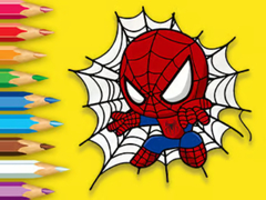 Cluiche Coloring Book: Baby Spiderman
