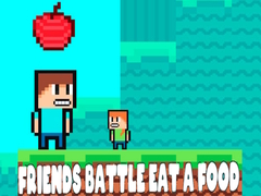 Cluiche Friends Battle Eat A Food