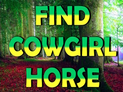 Cluiche Find Cowgirl Horse
