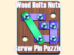 Cluiche Wood Bolts Nuts Screw Pin Puzzle