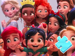 Cluiche Jigsaw Puzzle: Disney Princess Family Photo