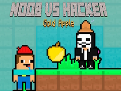 Cluiche Noob vs Hacker Gold Apple