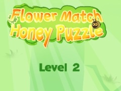 Cluiche Flower Match Honey Puzzle