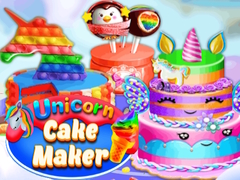 Cluiche Unicorn Cake Maker