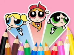 Cluiche Coloring Book: The Powerpuff Girls