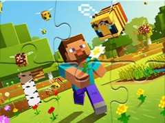 Cluiche Jigsaw Puzzle: Mine Blockman