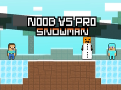 Cluiche Noob vs Pro Snowman