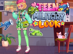 Cluiche Teen Military Look