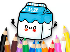 Cluiche Coloring Book: Milk