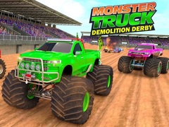 Cluiche Monster Truck Demolition Derby