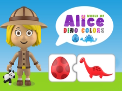 Cluiche World of Alice Dino Colors