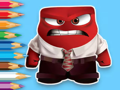 Cluiche Coloring Book: Inside Out Angry