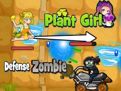 Cluiche Plant Girl Defense Zombie
