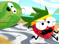 Cluiche Jigsaw Puzzle: Fruit Race