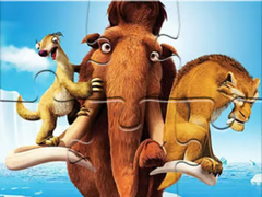 Cluiche Jigsaw Puzzle: Ice Age Adventures