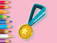 Cluiche Coloring Book: Medal