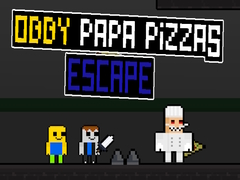 Cluiche Obby Papa Pizzas Escape