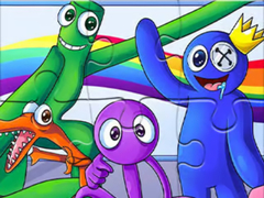 Cluiche Jigsaw Puzzle: Rainbow Friends 2