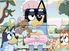 Cluiche Jigsaw Puzzle: Bluey Play Time