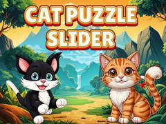 Cluiche Cat Puzzle Slider