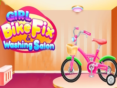 Cluiche Girl Bike Fix & Washing Salon
